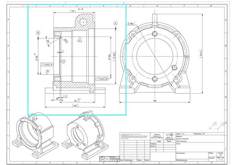 technical drawings for cnc engineering